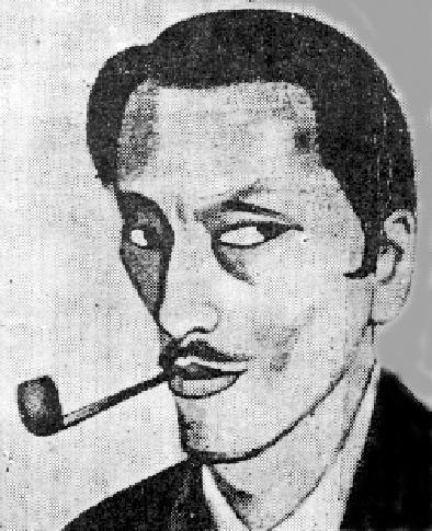 紀弦自畫像，摘自中外雜誌