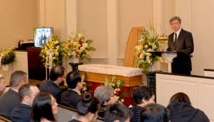 王德威主持追思會　(攝影: 世界日報許振輝)