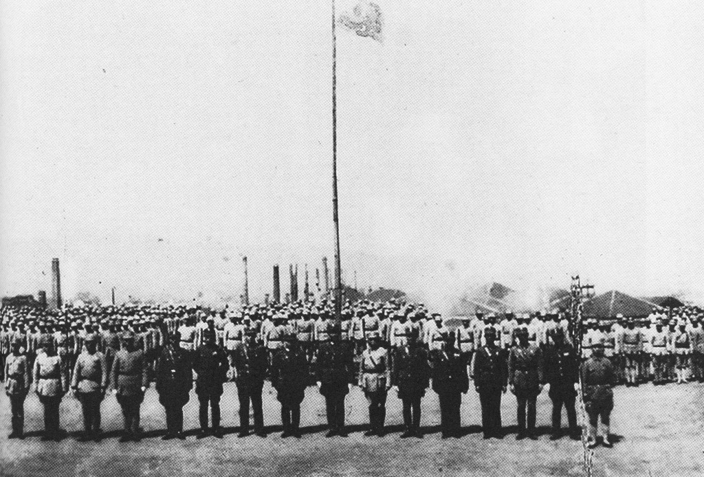 昆崙關大戰前夕白崇禧閱兵